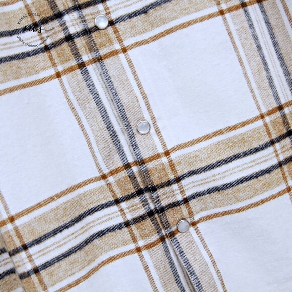 NWT Sovereign Code Cowboy Plaid Snap Closure Long Sleeve Shirt Multicolors Men M - Picture 4 of 6